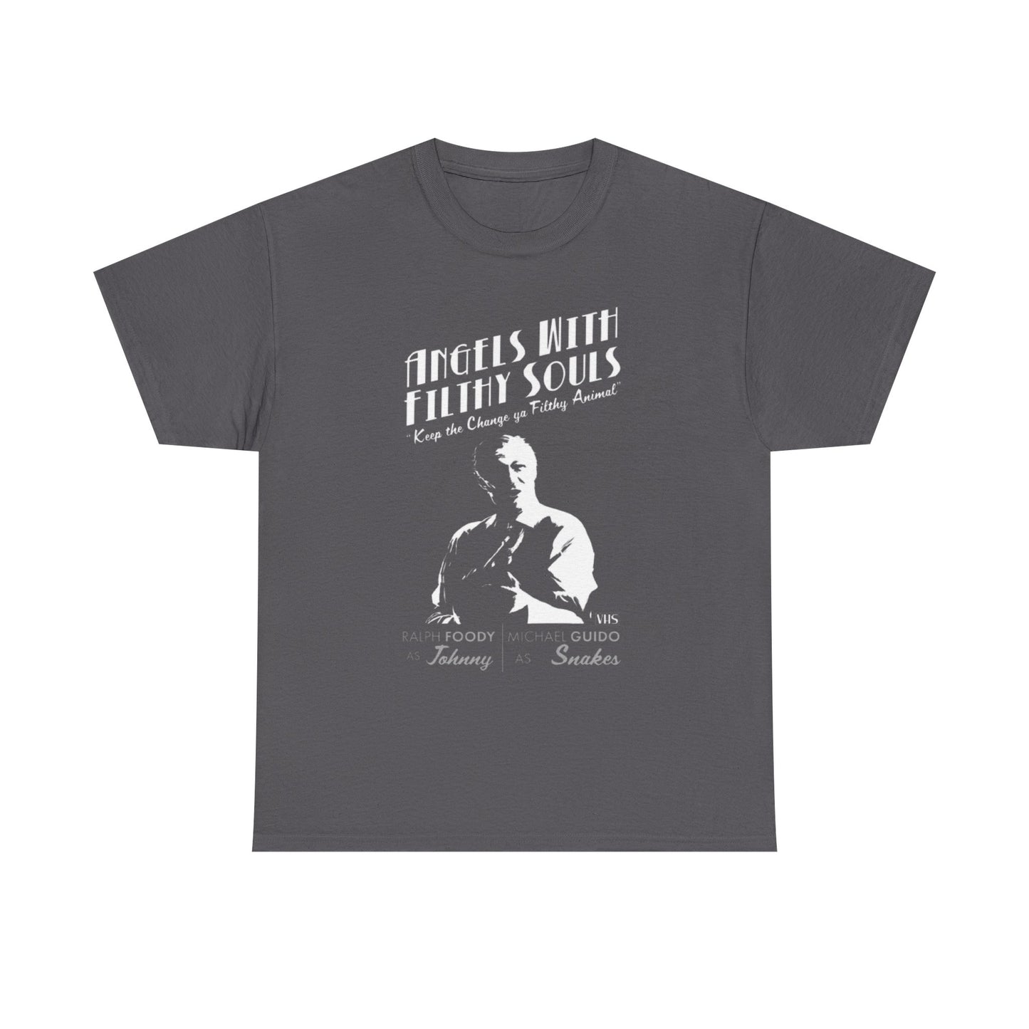 Angels With Filthy Souls Vintage Movie Tee — 'Keep on Clappin' Johnny' Graphic Shirt