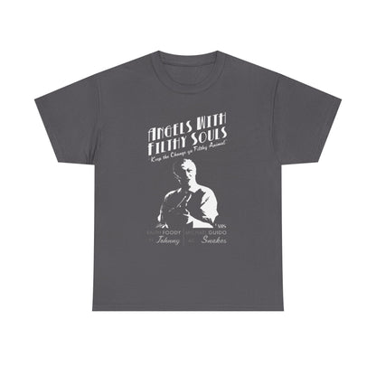 Angels With Filthy Souls Vintage Movie Tee — 'Keep on Clappin' Johnny' Graphic Shirt