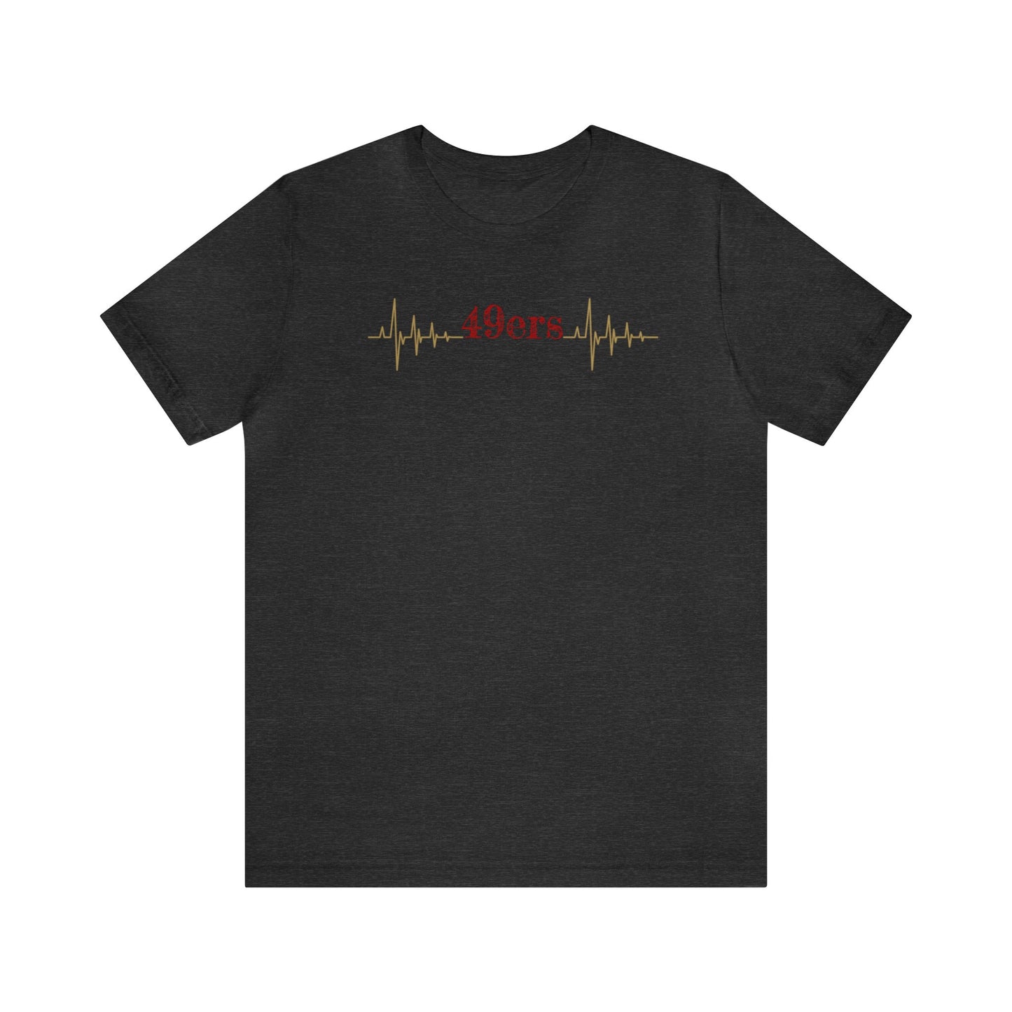 Heartbeat San Francisco 49ers Shirt, Football Shirt, Heartbeat Sport Shirt, San Francisco Football, Football T, Heartbeat Shirt, 49ers Shirt