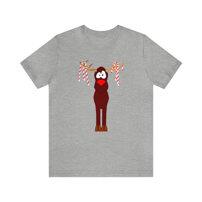 Rudolph Shirt, Reindeer shirt, Christmas Shirt, Xmas Shirt, Holiday Shirt, Merry Shirt, Festive Shirt, Merry Christmas Tee, Christmas Gift