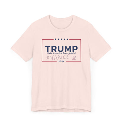 Trump Vance 2024 T Shirt, Vance Drawn with Lipstick, RNC Convention sign, Freedom Shirt, President Shirt, American Shirt, Voting Shirt, MAGA, Trump Election Tee, Donald Trump,