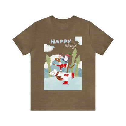 Happy Holidays Shirt, Christmas Shirt, Xmas Shirt, Holiday Shirt, Merry Shirt, Festive Shirt, Merry Christmas Tee, Christmas Gift, Holiday