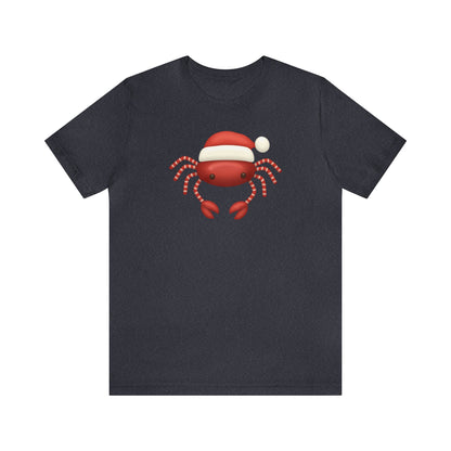 Crab Santa Shirt, Santa Claus Shirt, Christmas Shirt, Xmas Shirt, Holiday Shirt, Merry Shirt, Festive Shirt, Merry Christmas Tee, Crab Lover