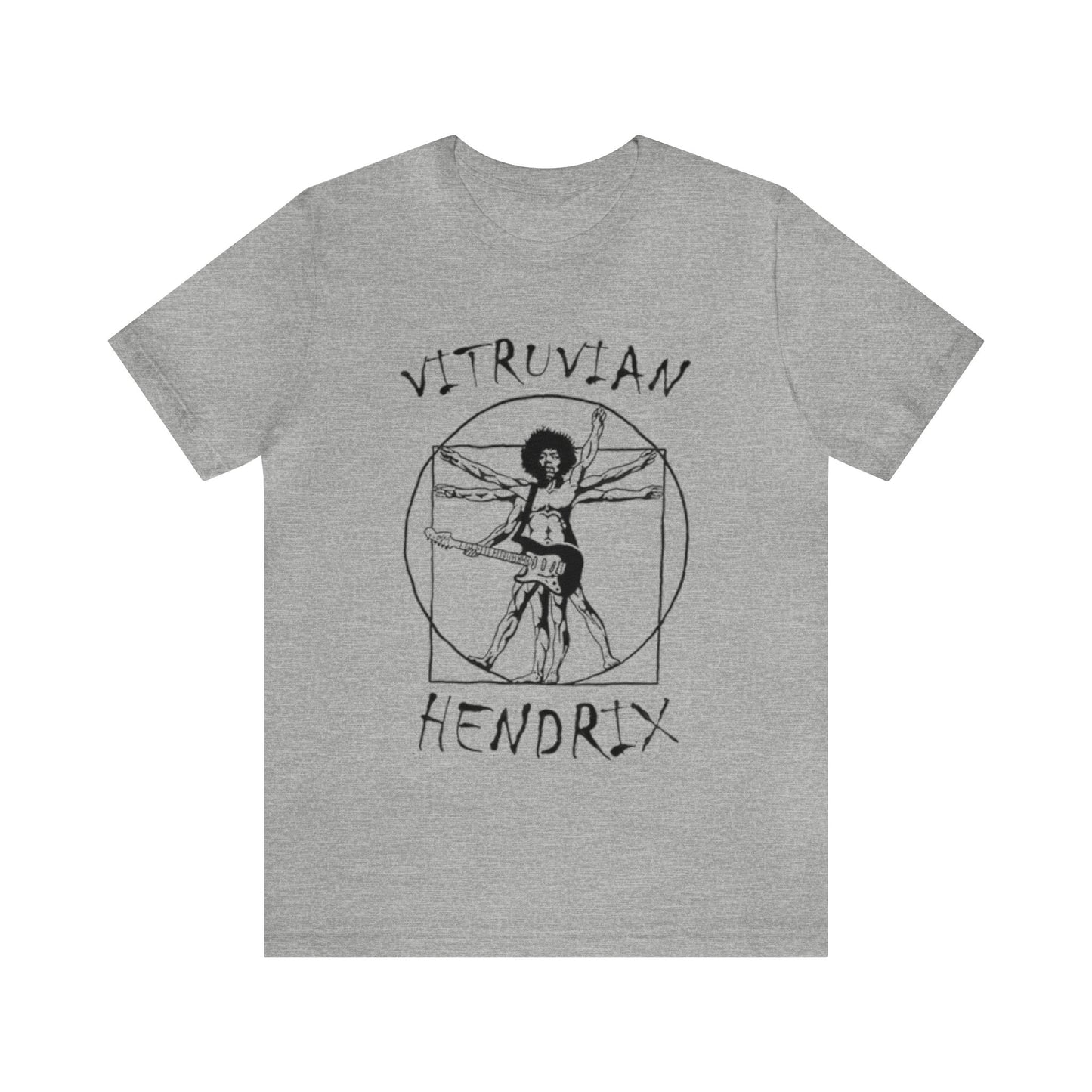 Vitruvian Hendrix Shirt, Jimi Hendrix Merch, Hendrix Shirt, Band of Gypsies Shirt, Guitar Lover Shirt, Music Lover Shirt, Classic Rock Shirt