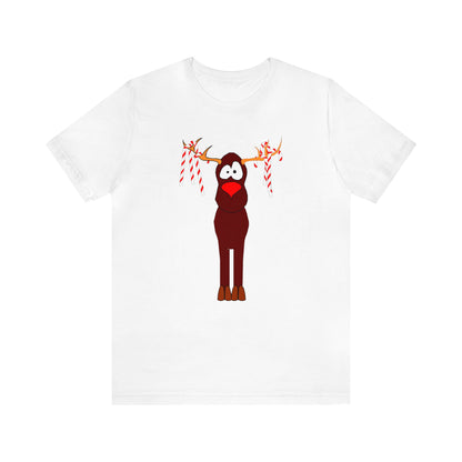 Rudolph Shirt, Reindeer shirt, Christmas Shirt, Xmas Shirt, Holiday Shirt, Merry Shirt, Festive Shirt, Merry Christmas Tee, Christmas Gift
