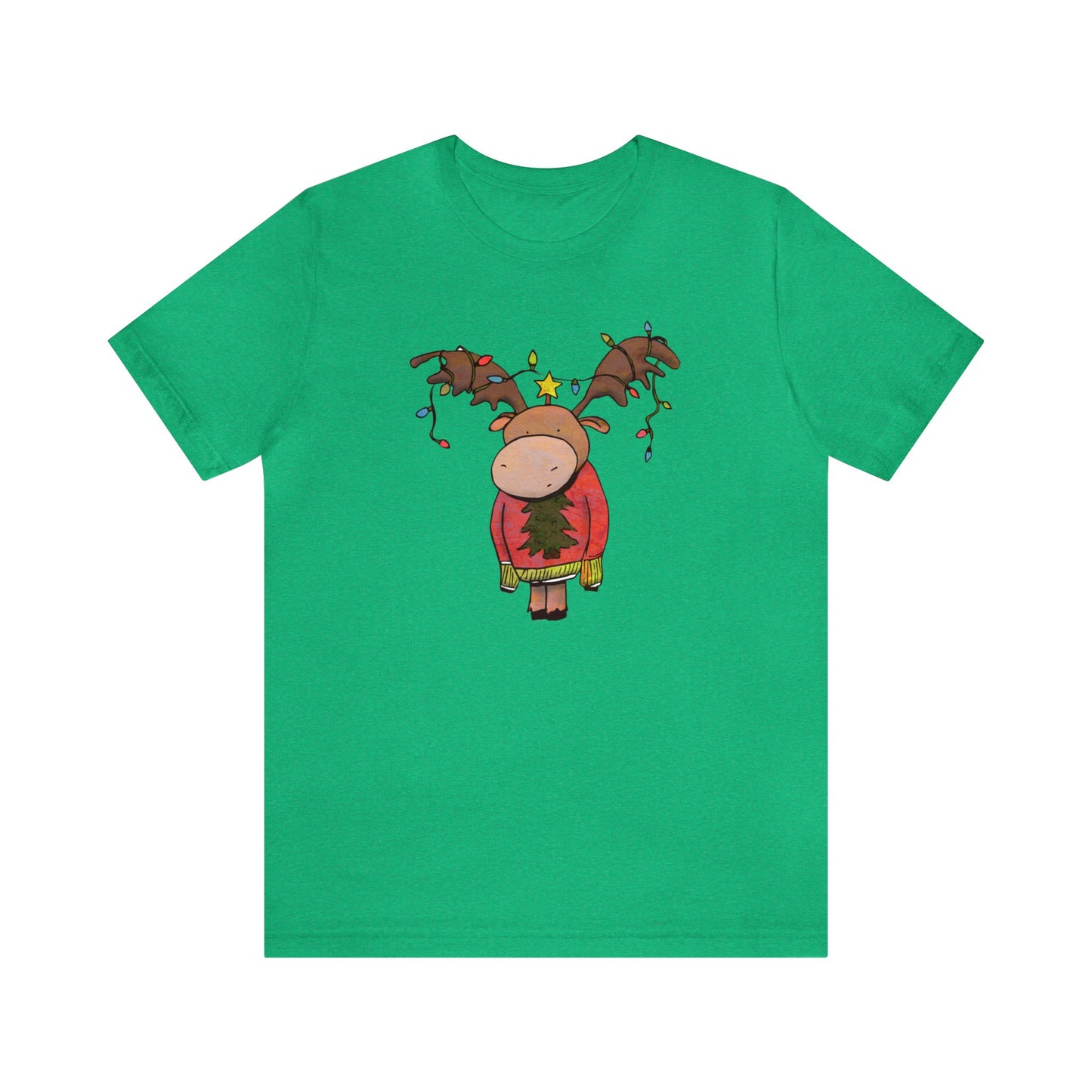 Christmas Moose, Moose Shirt, Christmas Shirt, Xmas Shirt, Holiday Shirt, Merry Shirt, Festive Shirt, Merry Christmas T, Winter Tee, Holiday