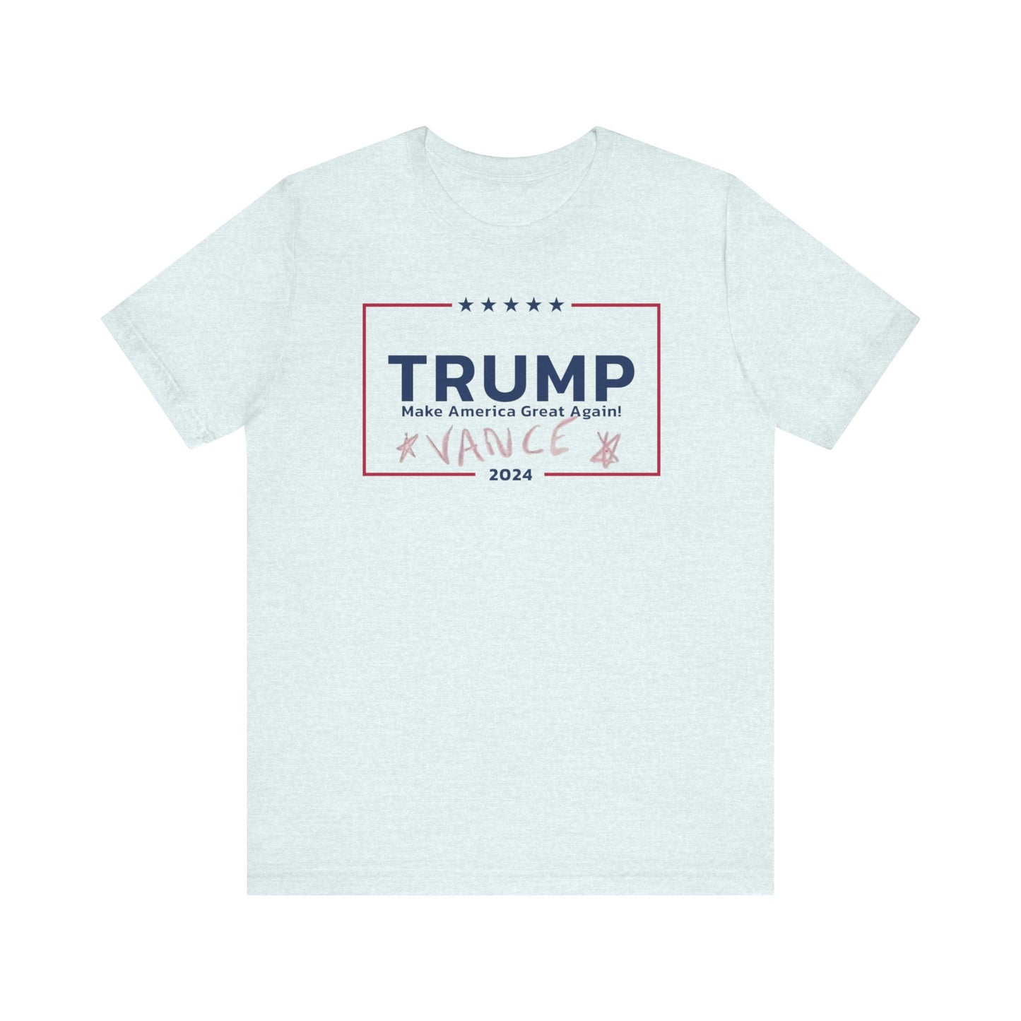 Trump Vance 2024 T Shirt, Vance Drawn with Lipstick, RNC Convention sign, Freedom Shirt, President Shirt, American Shirt, Voting Shirt, MAGA, Trump Election Tee, Donald Trump,