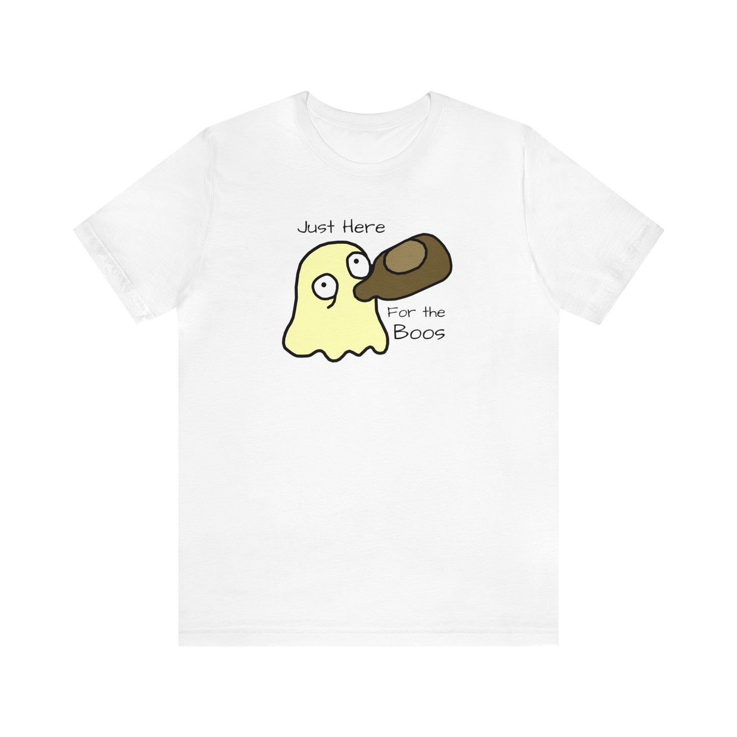 Just Here for the Boos Shirt, Boozy Ghost Shirt, Halloween Dinking Shirt, Funny Drinking Ghost Shirt, Halloween Ghost T, Halloween Lover