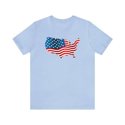 American Flag USA Shirt, Red, White and Blue, 4th of July Shirt, Patriotic Shirt, USA Shirt, Freedom Shirt, United States Country Shirt