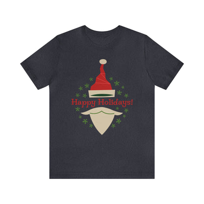 Happy Holidays Santa Shirt, Santa Claus Shirt, Christmas Shirt, Xmas Shirt, Holiday Shirt, Merry Shirt, Festive Shirt, Merry Christmas Tee