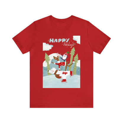 Happy Holidays Shirt, Christmas Shirt, Xmas Shirt, Holiday Shirt, Merry Shirt, Festive Shirt, Merry Christmas Tee, Christmas Gift, Holiday