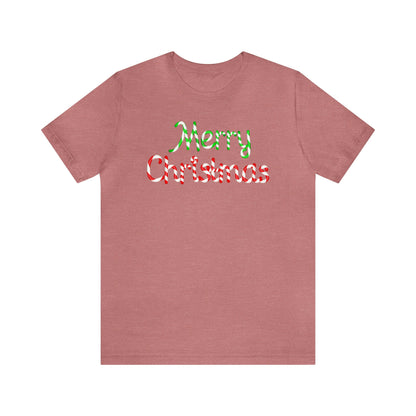 Candy Cane Merry Christmas Shirt, Christmas Shirt, Xmas Shirt, Holiday Shirt, Merry Shirt, Festive Shirt, Merry Christmas T, Christmas Gift