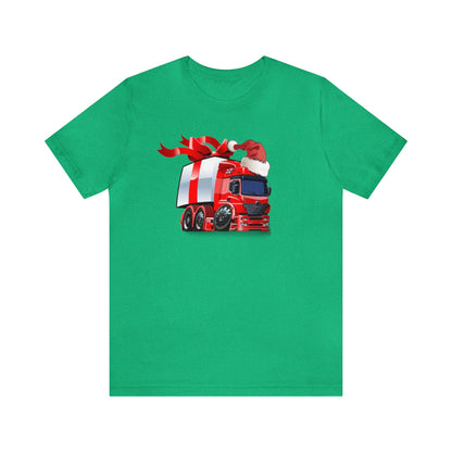 Giant Present Delivery Truck Shirt, Big Present Shirt, Semi Truck Shirt, Christmas Shirt, Xmas Shirt, Holiday Shirt, Merry Shirt, Festive T