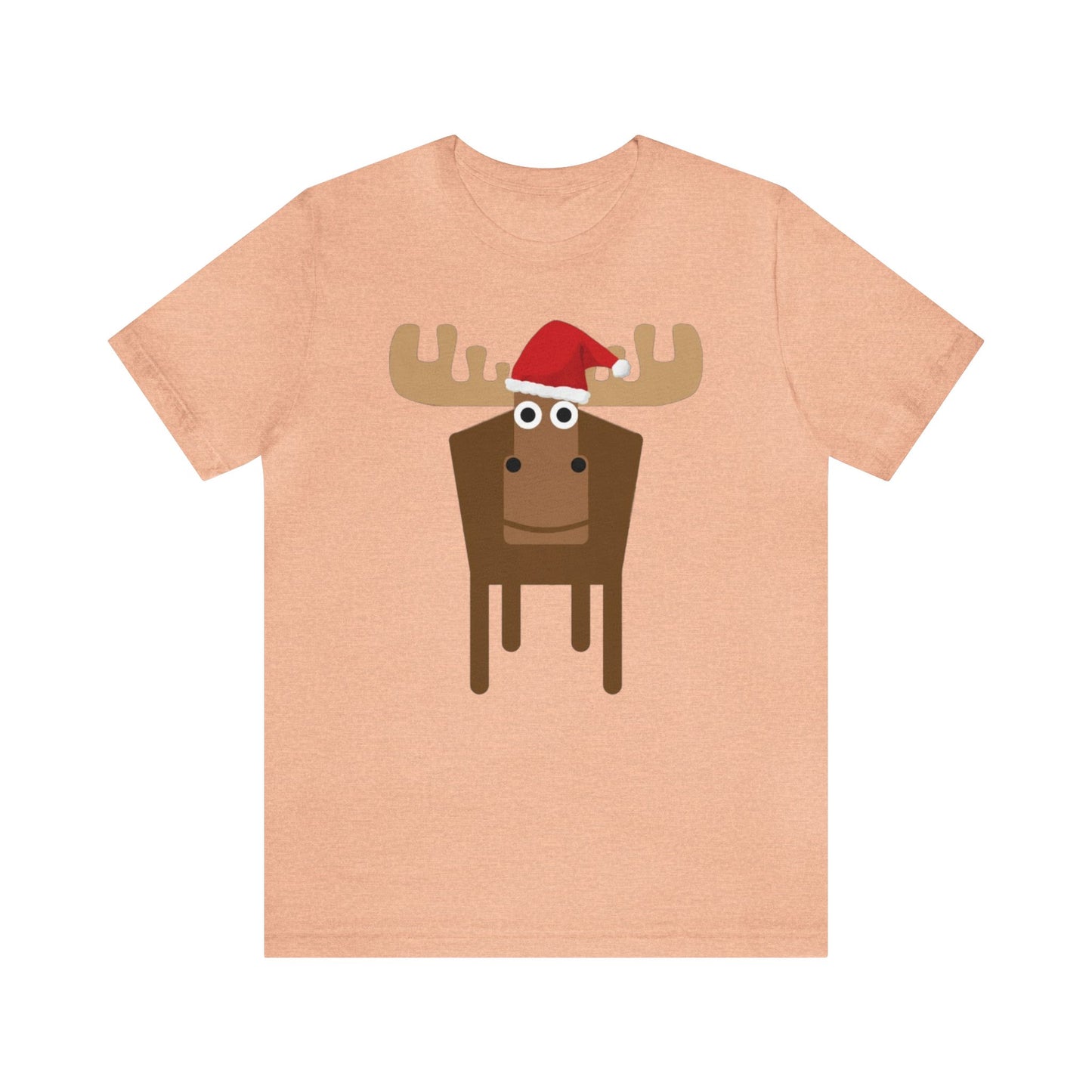 Christmas Moose, Santa Hat Moose, Santa Moose, Moose Shirt, Holiday, Xmas, Funny Christmas, Funny Gift, Mens Xmas, Womens Xmas, Sweatshirt