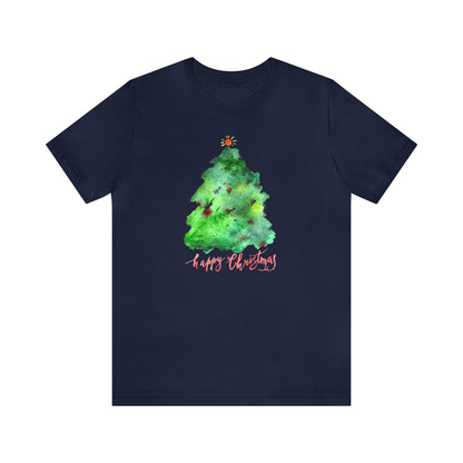Happy Christmas Tree Shirt, Christmas Shirt, Xmas Shirt, Holiday Shirt, Merry Shirt, Festive Shirt, Merry Christmas Tee, Christmas Gift