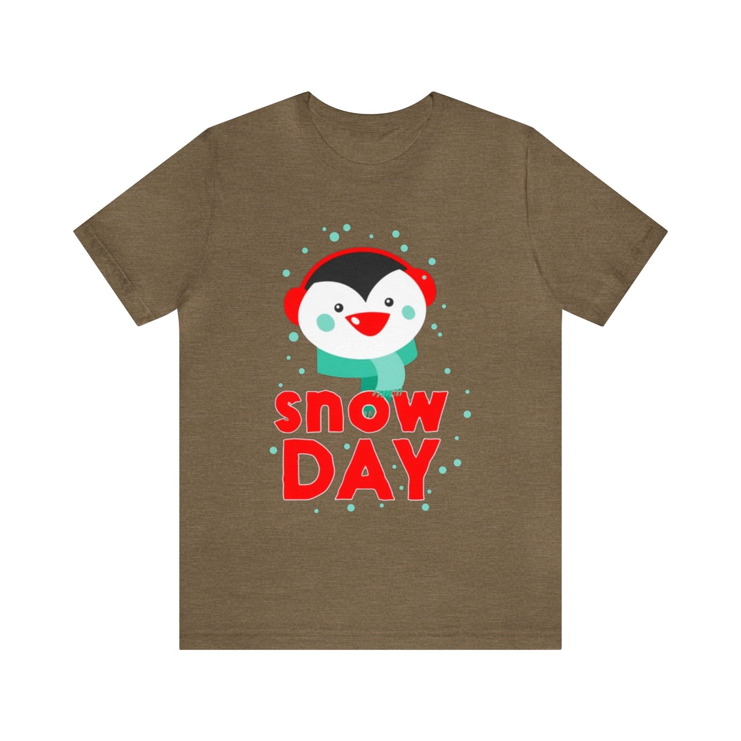 Snow Day Shirt, Penguin Shirt, No School Shirt, Christmas Shirt, Holiday Shirt, Merry Shirt, Festive Shirt, Christmas Gift, Winter Tee