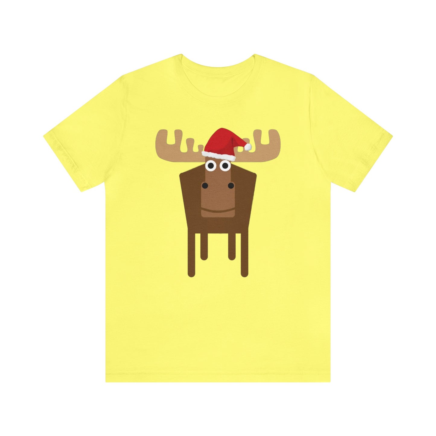 Christmas Moose, Santa Hat Moose, Santa Moose, Moose Shirt, Holiday, Xmas, Funny Christmas, Funny Gift, Mens Xmas, Womens Xmas, Sweatshirt