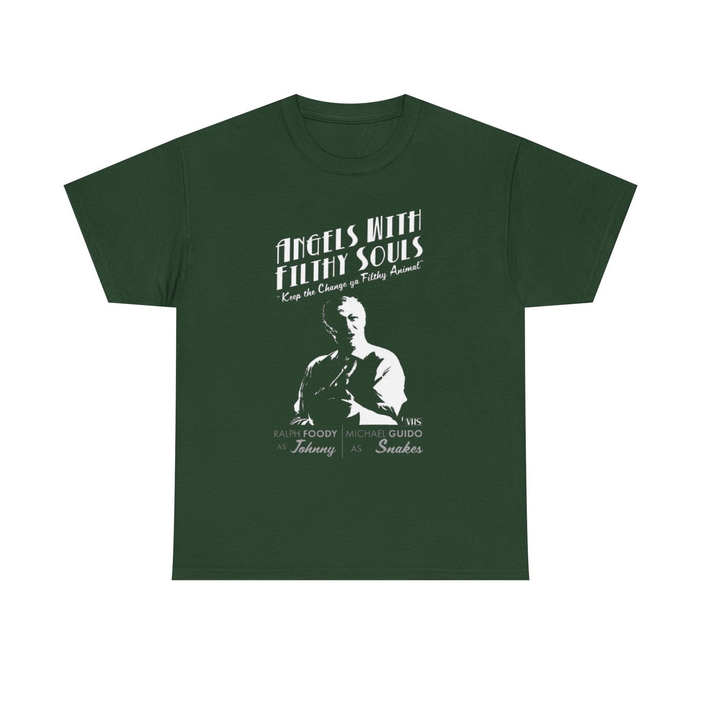 Angels With Filthy Souls Vintage Movie Tee — 'Keep on Clappin' Johnny' Graphic Shirt