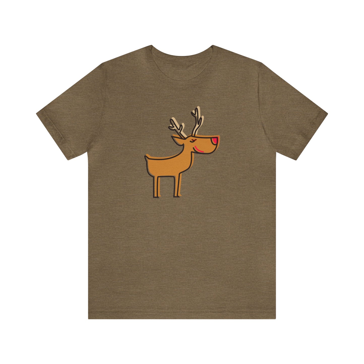 Rudolph Shirt, Reindeer shirt, Christmas Shirt, Xmas Shirt, Holiday Shirt, Merry Shirt, Festive Shirt, Merry Christmas Tee, Christmas Gift