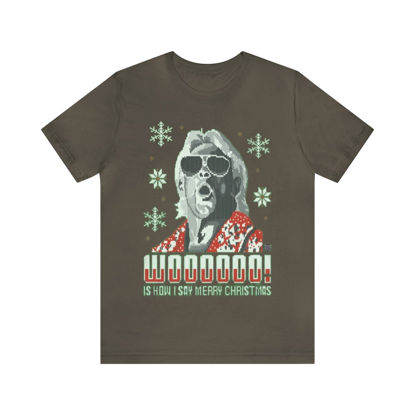 Rick Flair Ugly Christmas Shirt, Woooo, Holiday Sweater, Ugly, Xmas, Funny Christmas, Funny Gift, Christmas Shirt, Ugly Sweater, Sweatshirt