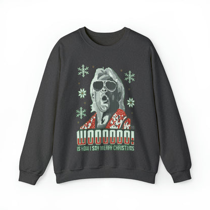 Rick Flair Woooo Christmas Sweatshirt