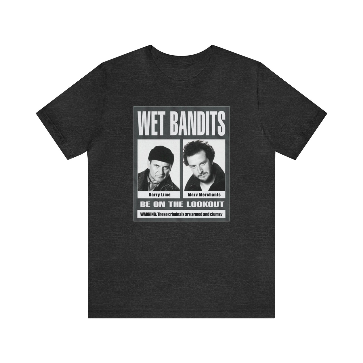 Wet Bandits Harry Lime and Marv Merchants Shirt, Home Alone Sticky Bandits Wanted, Xmas Shirt, Holiday Shirt, Merry Shirt, Festive Shirt