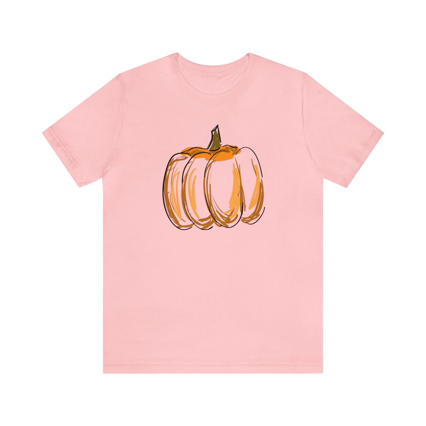 Pumpkin Drawing Shirt, Fall Pumpkin Shirt, Cute Fall Shirt, Thanksgiving Shirt, Shirt for Women, Teacher Fall Shirt, Autumn Shirt, Fall T