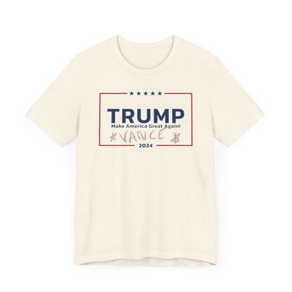 Trump Vance 2024 T Shirt, Vance Drawn with Lipstick, RNC Convention sign, Freedom Shirt, President Shirt, American Shirt, Voting Shirt, MAGA, Trump Election Tee, Donald Trump,