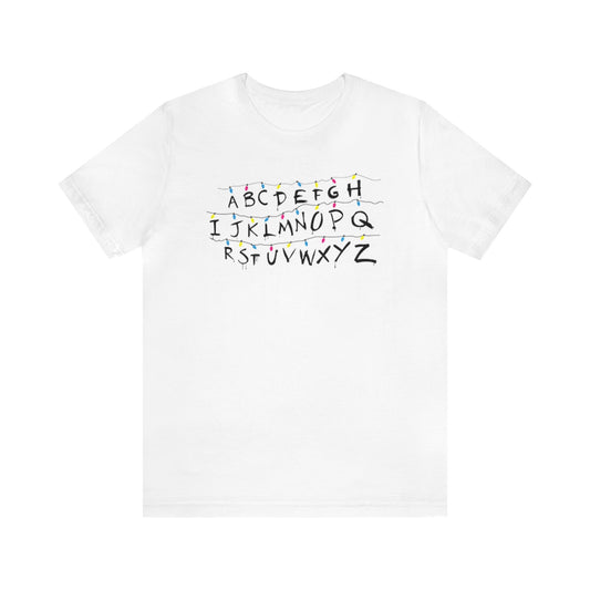 ABC Christmas Shirt, Stranger Things Alphabet Christmas Shirt, Teacher Alphabet Xmas Gift, Holiday, Ugly, Xmas, Christmas Sweatshirt, Xmas T