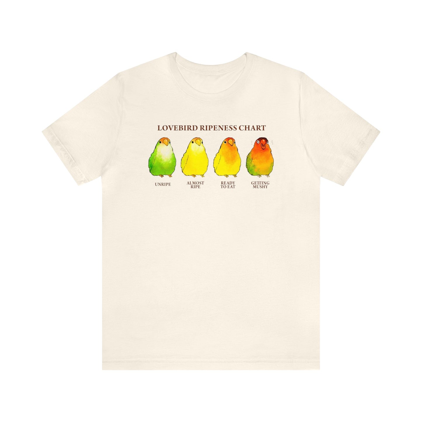 Lovebird Ripeness Chart Shirt, Lovebird Shirt, Love Birds Love Birds, Fischers Lovebirds Shirt, Funny Mango Ripeness Chart, A Lovebird Tee