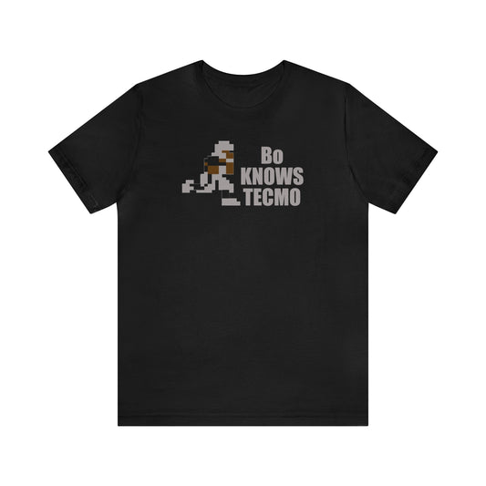 Bo Knows Tecmo, Bo Jackson, NES Shirt, Gamer Shirt, 8-Bit, Video Game Shirt, Funny Shirt, Bo Jackson Classic, Tecmo Shirt, Football Shirt