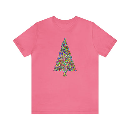 Multi Colored Christmas Tree Shirt, Christmas Shirt, Xmas Shirt, Holiday Shirt, Merry Shirt, Festive Shirt, Merry Christmas Tee, Christmas