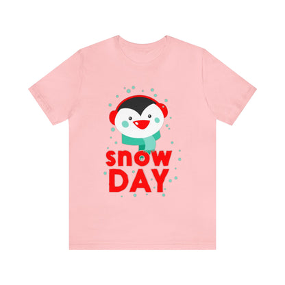 Snow Day Shirt, Penguin Shirt, No School Shirt, Christmas Shirt, Holiday Shirt, Merry Shirt, Festive Shirt, Christmas Gift, Winter Tee