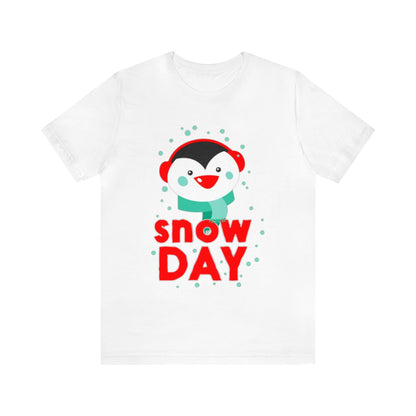 Snow Day Shirt, Penguin Shirt, No School Shirt, Christmas Shirt, Holiday Shirt, Merry Shirt, Festive Shirt, Christmas Gift, Winter Tee