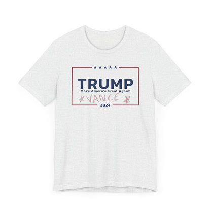 Trump Vance 2024 T Shirt, Vance Drawn with Lipstick, RNC Convention sign, Freedom Shirt, President Shirt, American Shirt, Voting Shirt, MAGA, Trump Election Tee, Donald Trump,