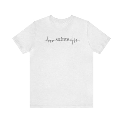 Heartbeat New Orleans Saints Shirt, Football Shirt, Heartbeat Sports Shirt, New Orleans Football, Football T, Heartbeat Shirt, Saints Shirt