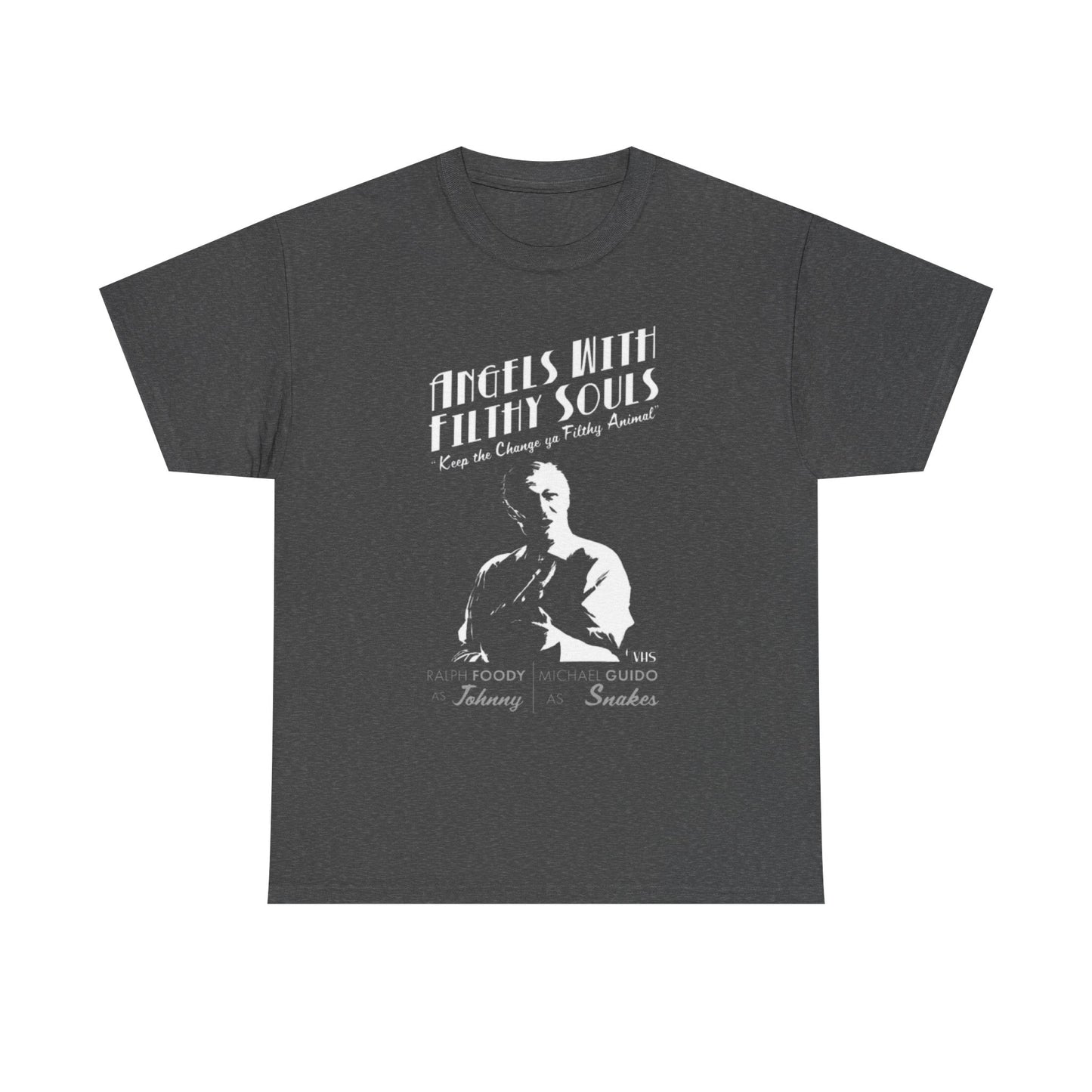 Angels With Filthy Souls Vintage Movie Tee — 'Keep on Clappin' Johnny' Graphic Shirt