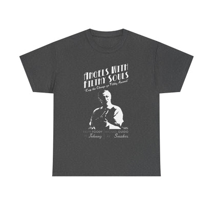 Angels With Filthy Souls Vintage Movie Tee — 'Keep on Clappin' Johnny' Graphic Shirt