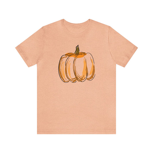 Pumpkin Drawing Shirt, Fall Pumpkin Shirt, Cute Fall Shirt, Thanksgiving Shirt, Shirt for Women, Teacher Fall Shirt, Autumn Shirt, Fall T