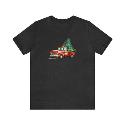 Farm Fresh Christmas Tree Truck Shirt, Vintage Christmas Truck Shirt, Packard Truck Shirt, Xmas Shirt, Holiday Shirt, Merry Shirt, Festive T