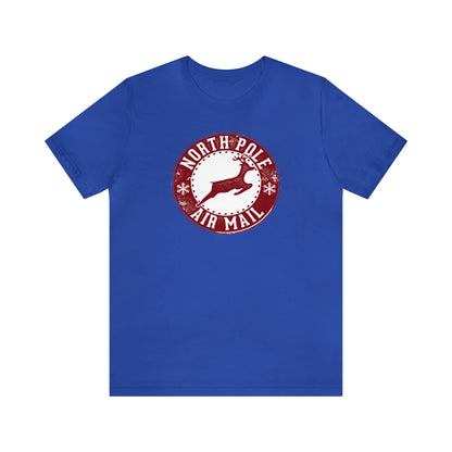 North Pole Air Mail Shirt, Reindeer shirt, Christmas Shirt, Xmas Shirt, Holiday Shirt, Merry Shirt, Festive Shirt, Merry Christmas Tee, Deer