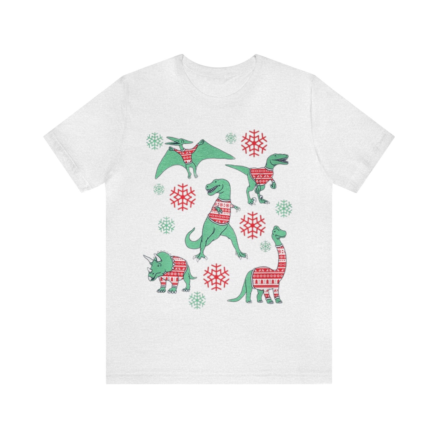 Dinosaurs Wearing Christmas Sweaters Shirt, Christmas Dinosaur Sweater, Dinosaur Christmas shirt, Holiday Shirt, Merry Shirt, Festive Tee