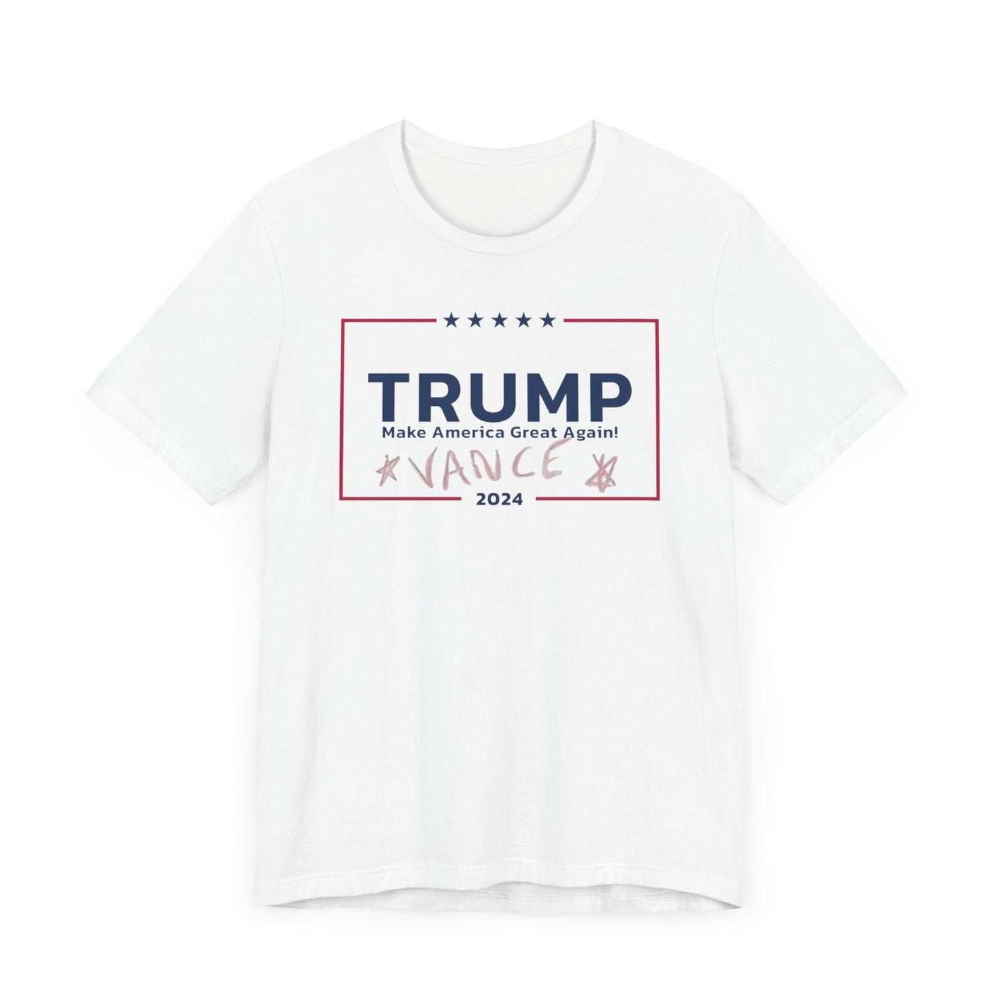 Trump Vance 2024 T Shirt, Vance Drawn with Lipstick, RNC Convention sign, Freedom Shirt, President Shirt, American Shirt, Voting Shirt, MAGA, Trump Election Tee, Donald Trump,