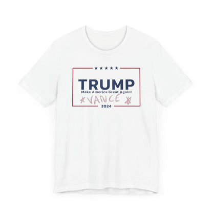 Trump Vance 2024 T Shirt, Vance Drawn with Lipstick, RNC Convention sign, Freedom Shirt, President Shirt, American Shirt, Voting Shirt, MAGA, Trump Election Tee, Donald Trump,