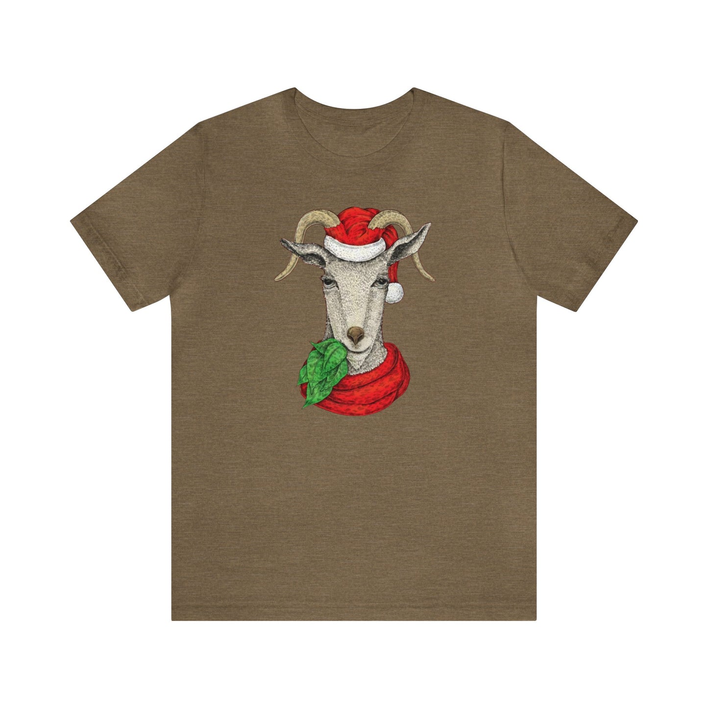 Goat Santa Shirt, Santa Claus Shirt, Christmas Shirt, Xmas Shirt, Holiday Shirt, Merry Shirt, Festive Shirt, Merry Christmas Tee, Goat Lover