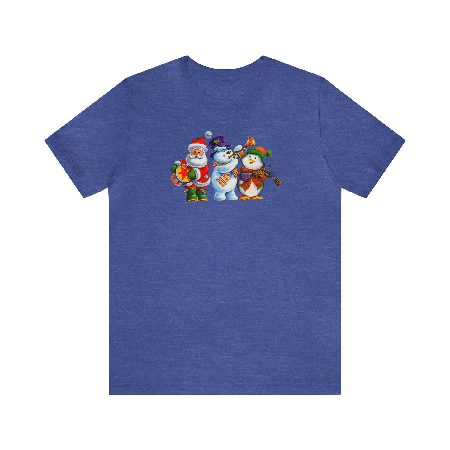 Santa, Frosty and Penguin Band Shirt, Santa Claus Shirt, Frosty Shirt, Penguin Shirt, Christmas Music Shirt, Xmas Shirt, Holiday Shirt