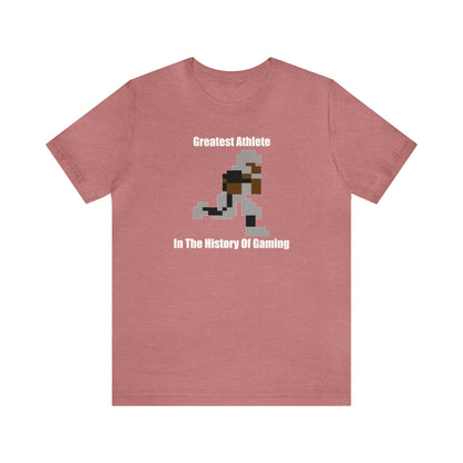 Greatest Athlete In The History Of Gaming, Bo Jackson, Techmo, Bo Knows Techmo, NES Shirt, Funny Shirt, Gamer Shirt, 8-Bit, Video Game Shirt