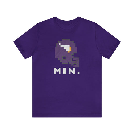 Vikings Tecmo Shirt, Football Shirt, Sports Shirt, Minnesota Football, Football Tee, Vikings Shirt, Tecmo Shirt, 8-Bit Vikings Shirt, Skol