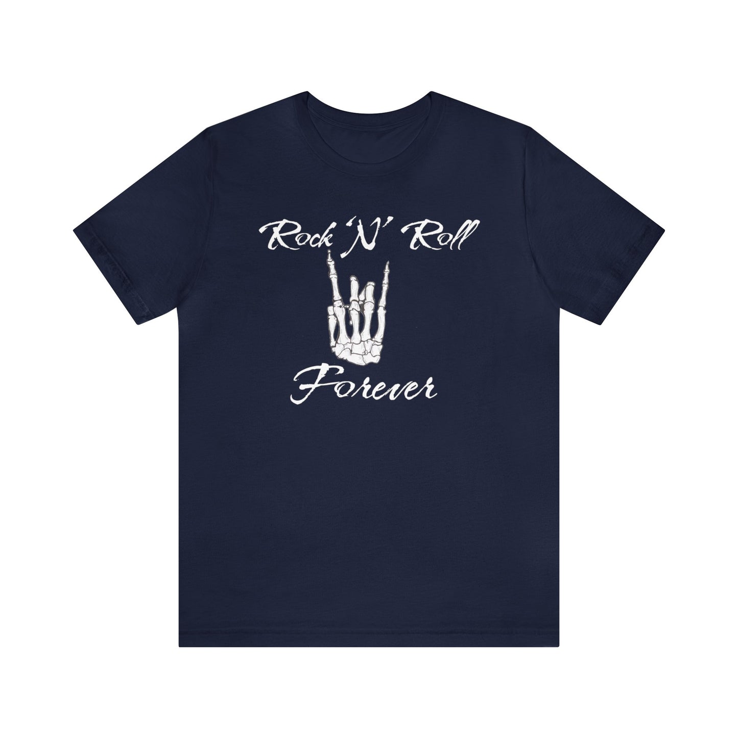 Rock 'N' Roll Forever Skeleton Hand Shirt, Halloween Shirt, Funny Halloween Rock 'N' Roll Shirt, Halloween Costume Shirt, Halloween Lover