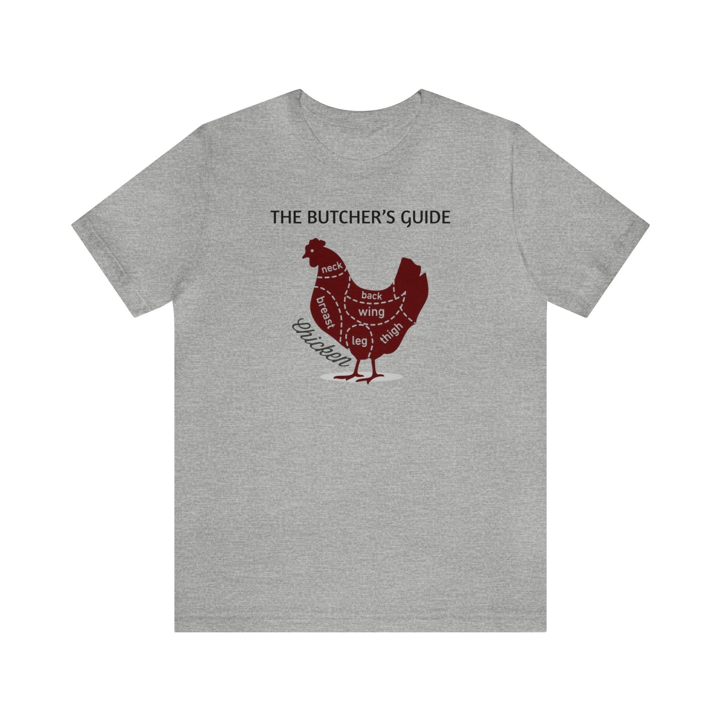 The Butcher's Guide Cuts Of Chicken Shirt, Thanksgiving Shirt, Thanksgiving Gift, Fall Chicken Shirt, Chicken Cuts Shirt, Chicken Chef Shirt